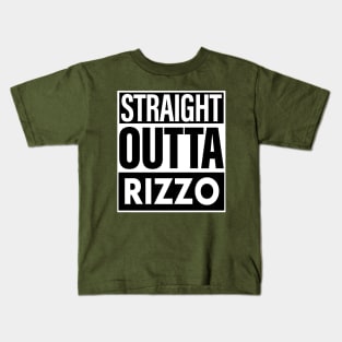 Rizzo Name Straight Outta Rizzo Kids T-Shirt